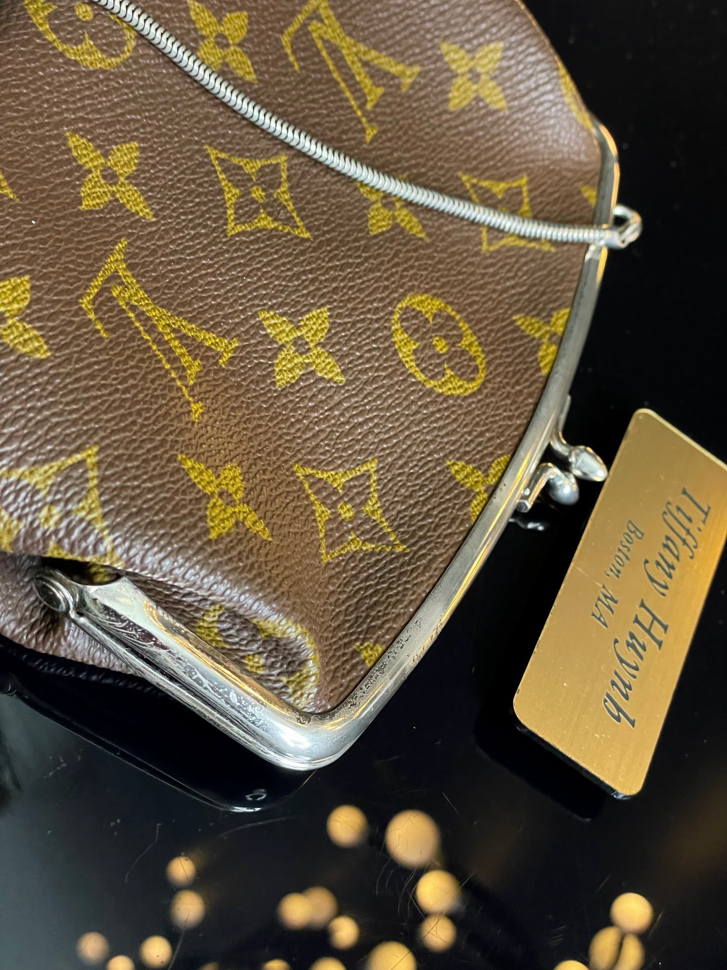 Authentic Louis Vuitton French Co Kisslock Pouch