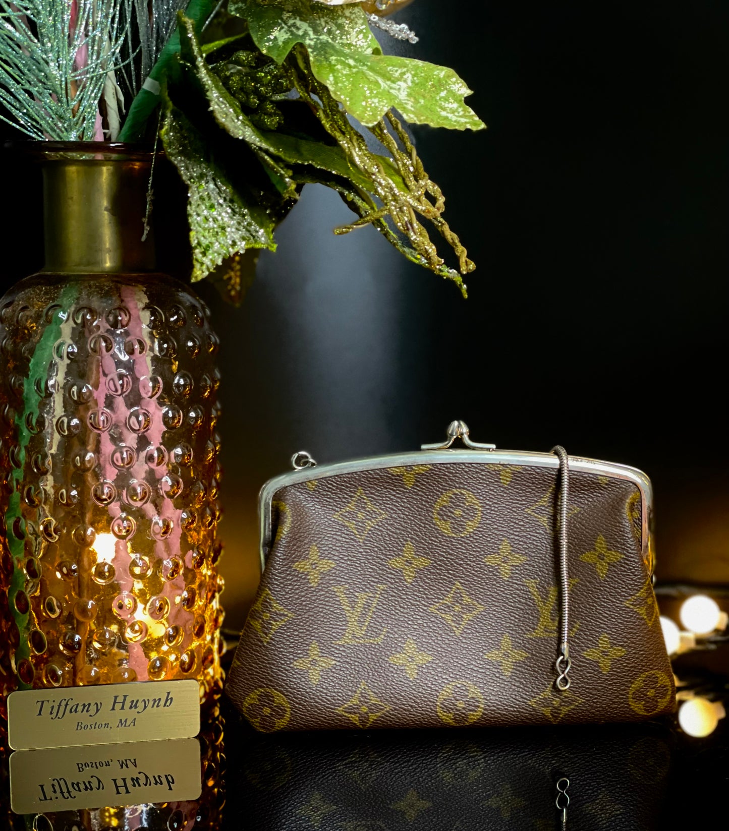 Authentic Louis Vuitton French Co Kisslock Pouch