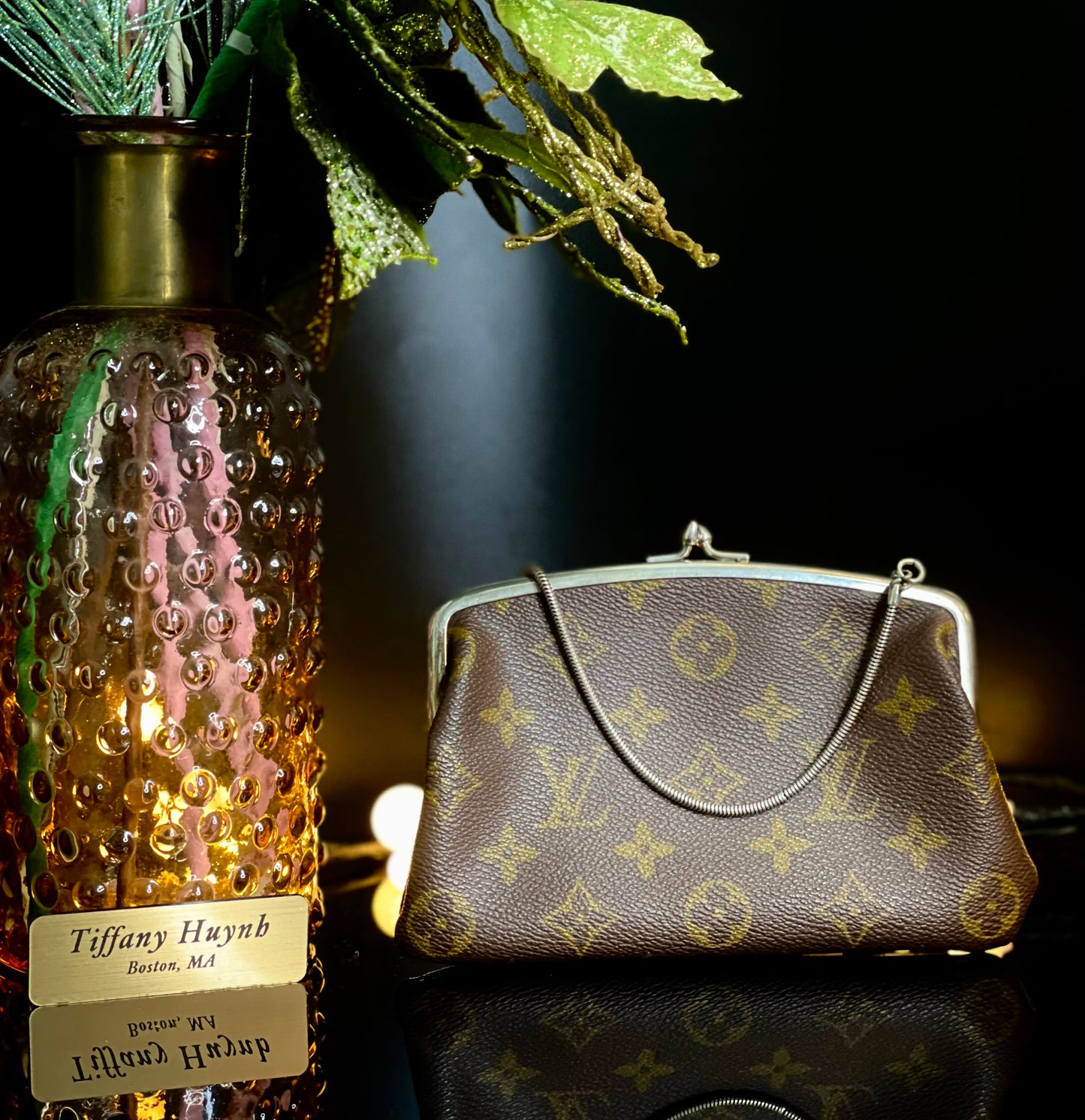 Authentic Louis Vuitton French Co Kisslock Pouch