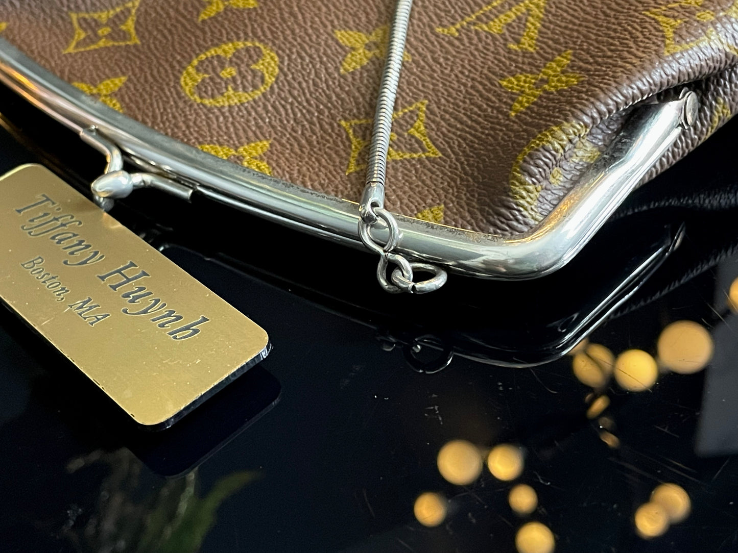 Authentic Louis Vuitton French Co Kisslock Pouch