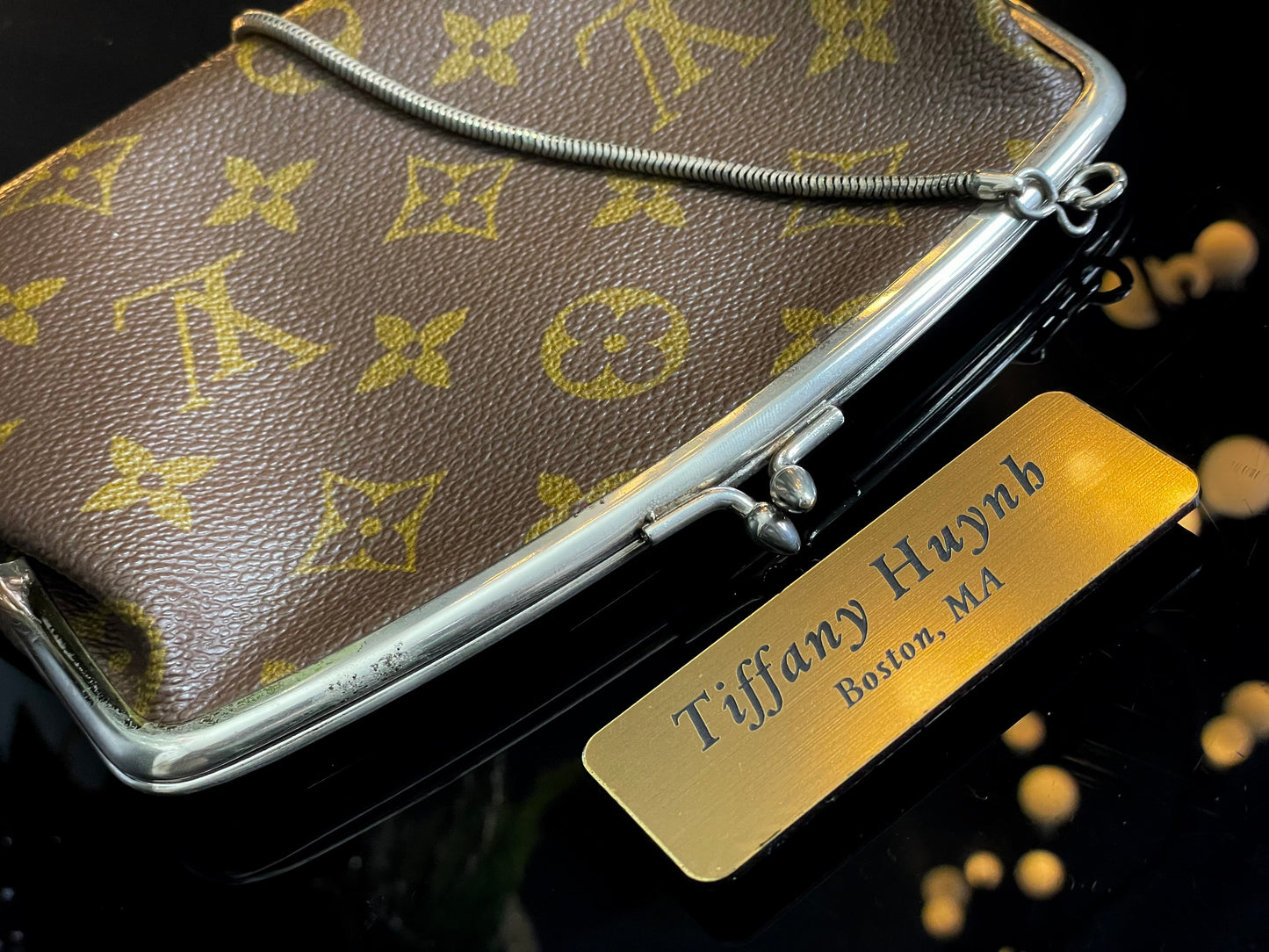 Authentic Louis Vuitton French Co Kisslock Pouch