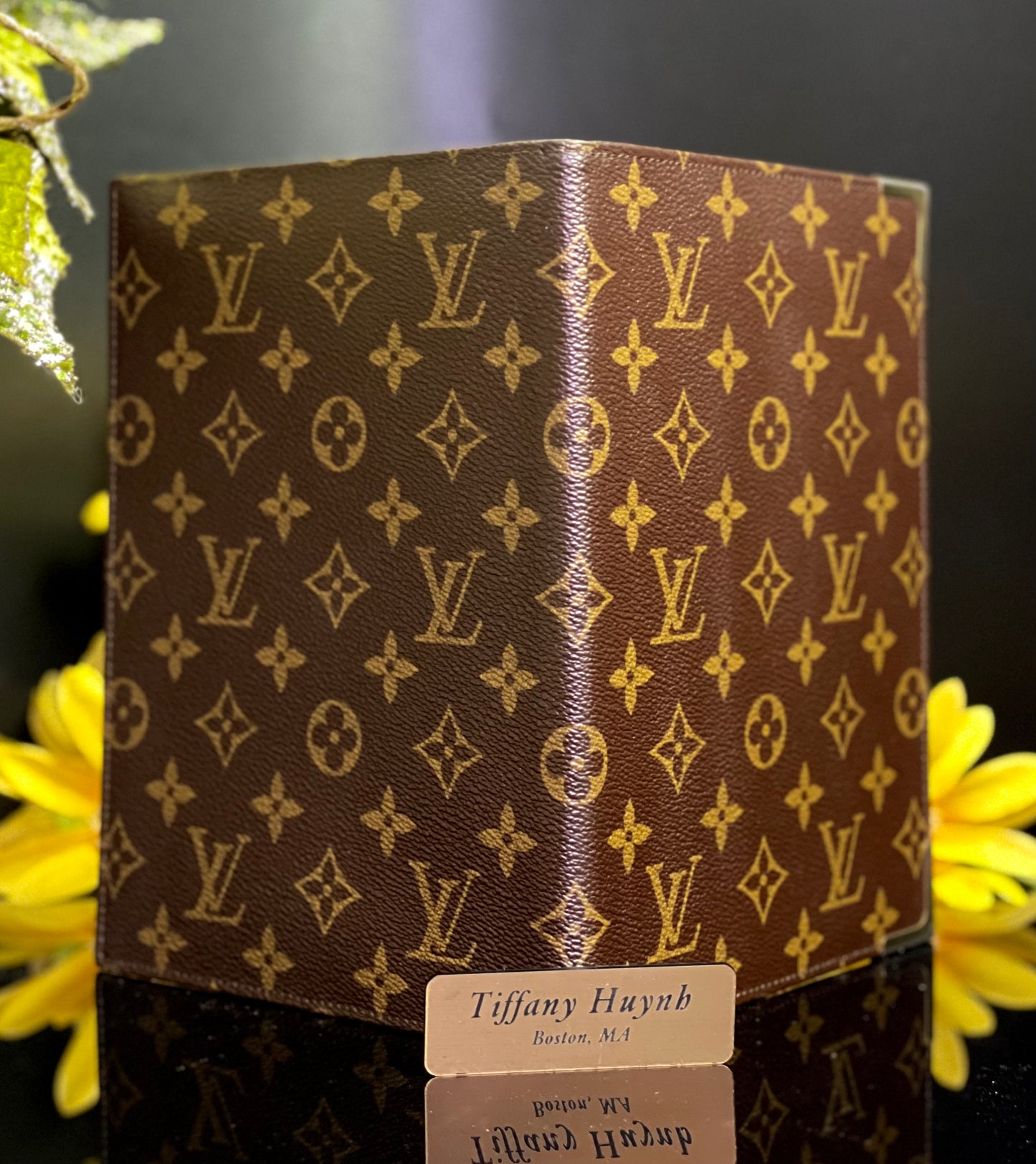 Authentic Monogram Vintage Desk Agenda/Portfolio