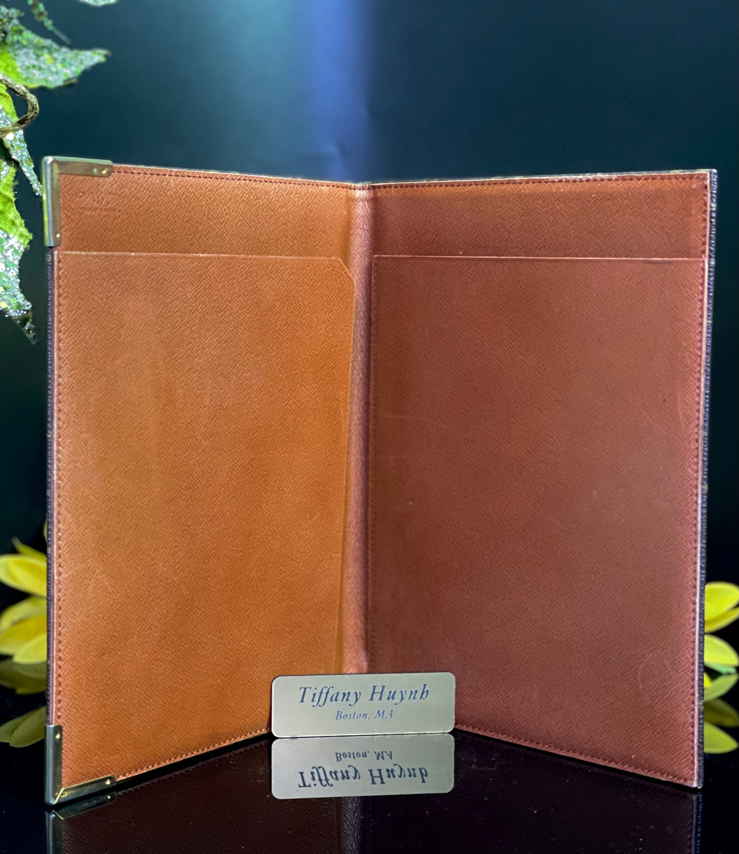 Authentic Monogram Vintage Desk Agenda/Portfolio