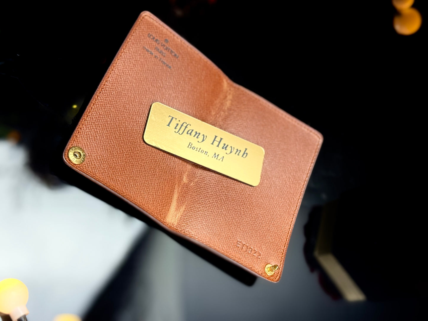 Authentic Louis Vuitton Monogram Porte Cartes Credit Pression Card Holder