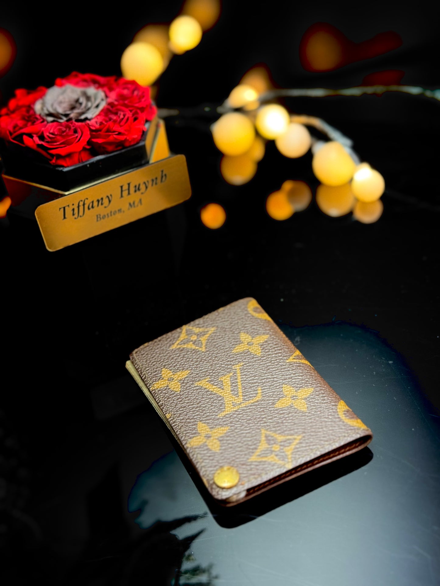 Authentic Louis Vuitton Monogram Porte Cartes Credit Pression Card Holder