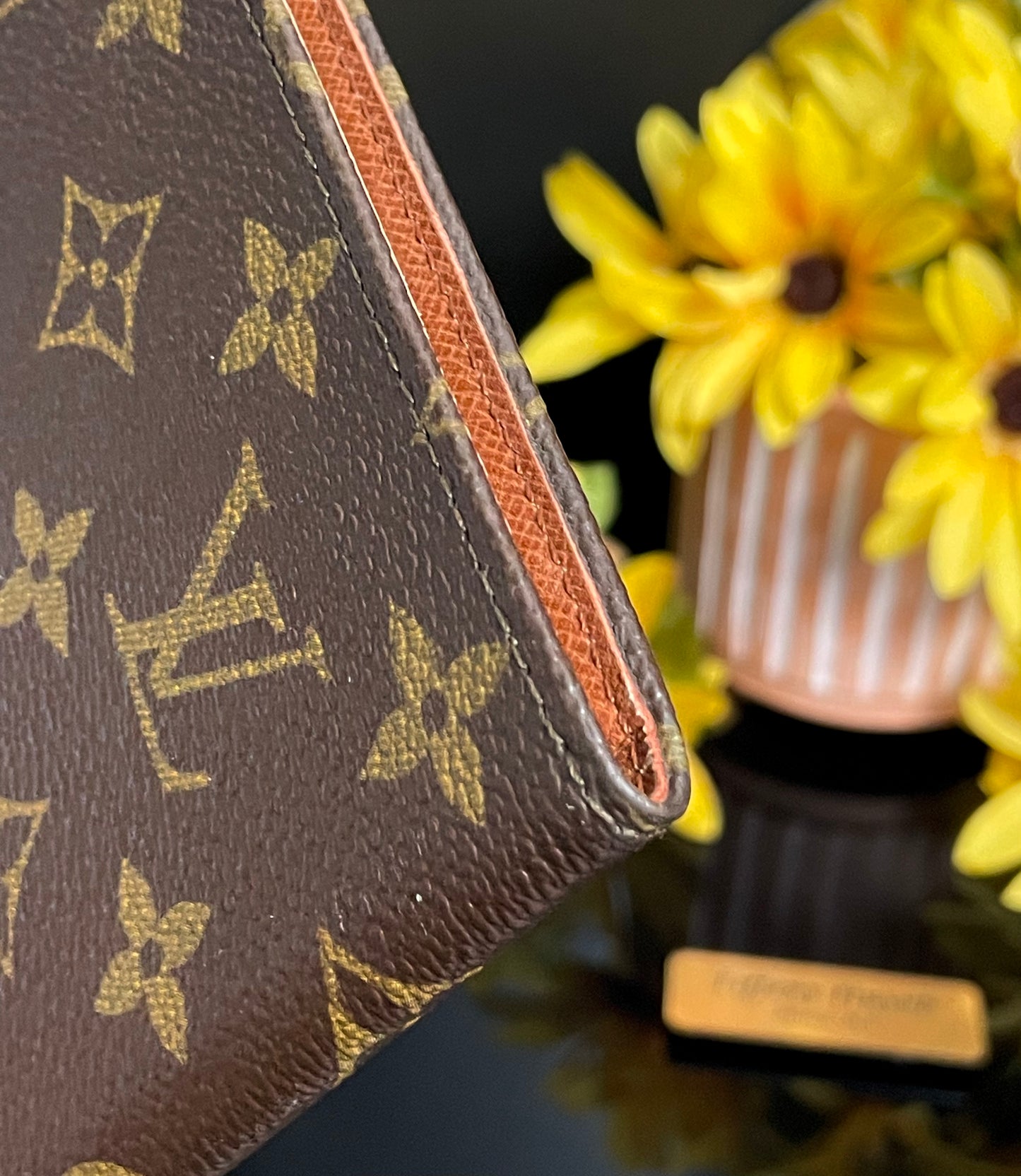 Authentic Monogram Vintage Desk Agenda/Portfolio