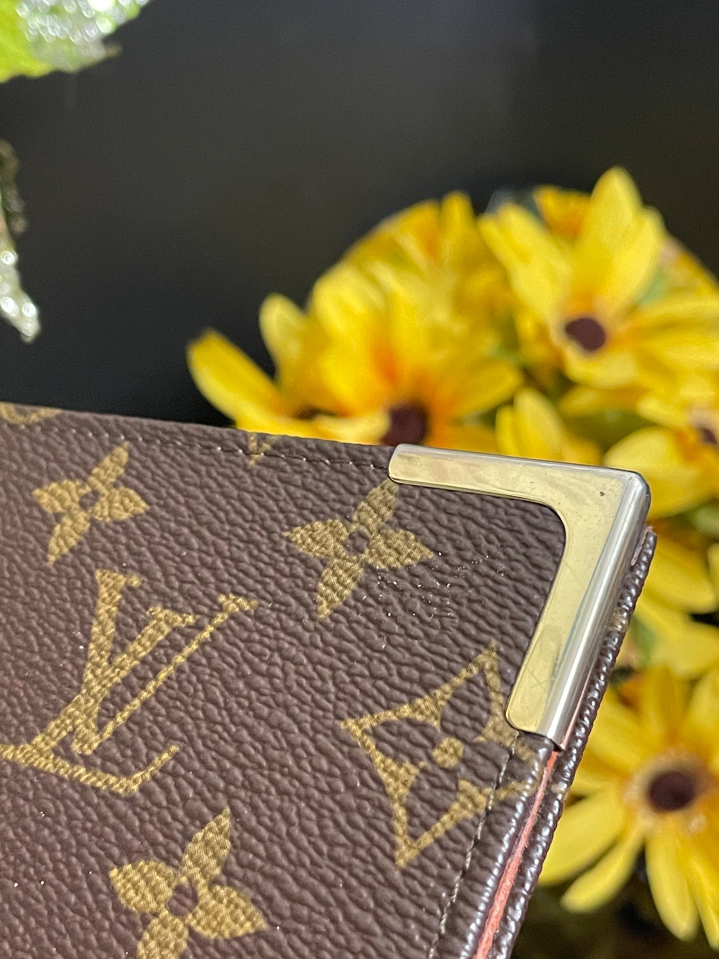 Authentic Monogram Vintage Desk Agenda/Portfolio