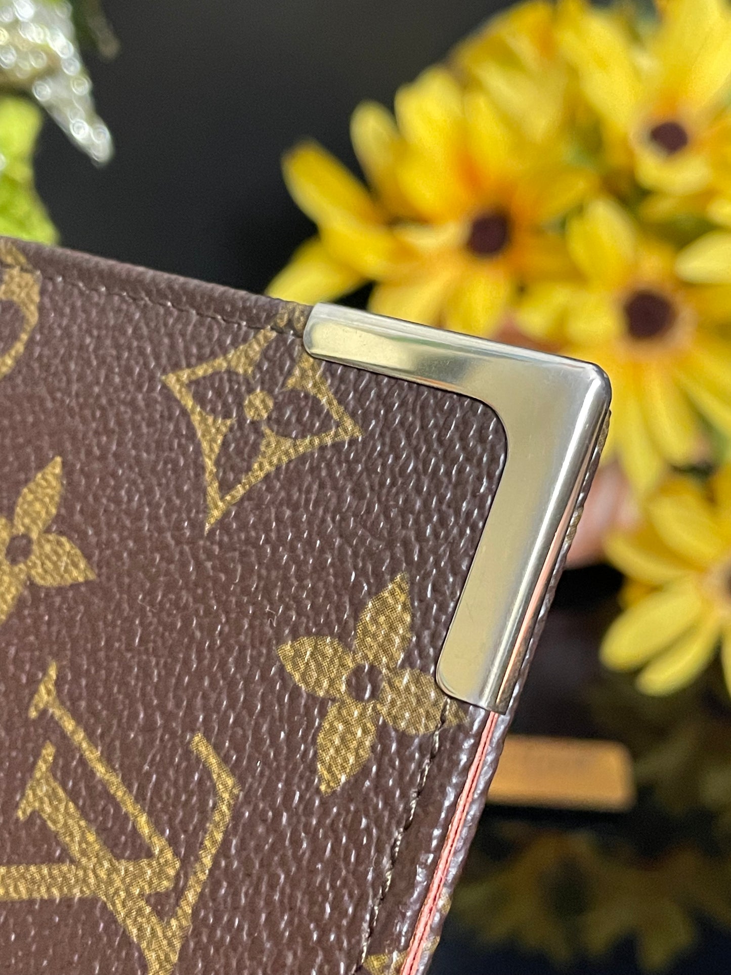 Authentic Monogram Vintage Desk Agenda/Portfolio
