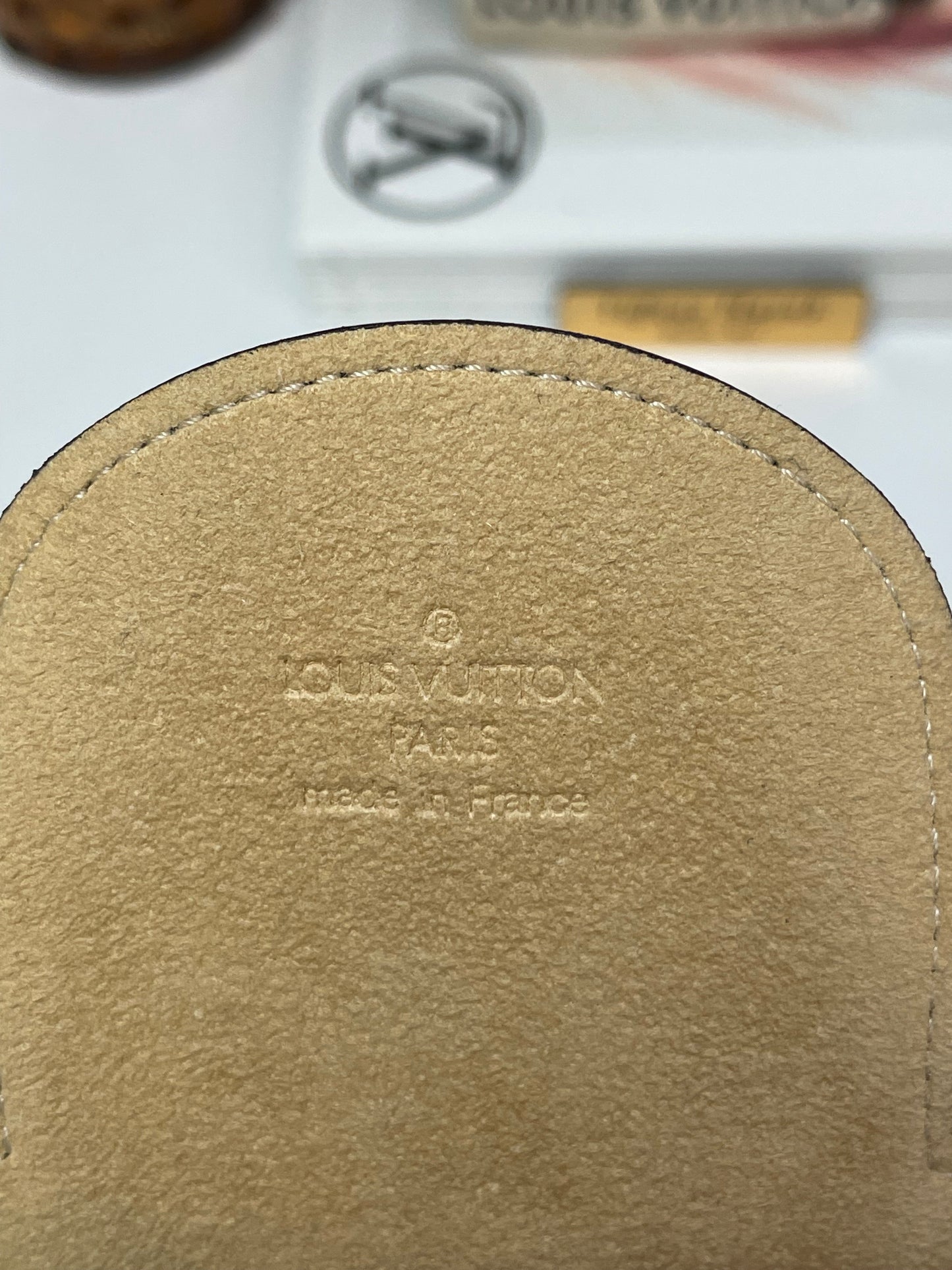 Authentic Louis Vuitton Monogram Etui Lunette Rabat