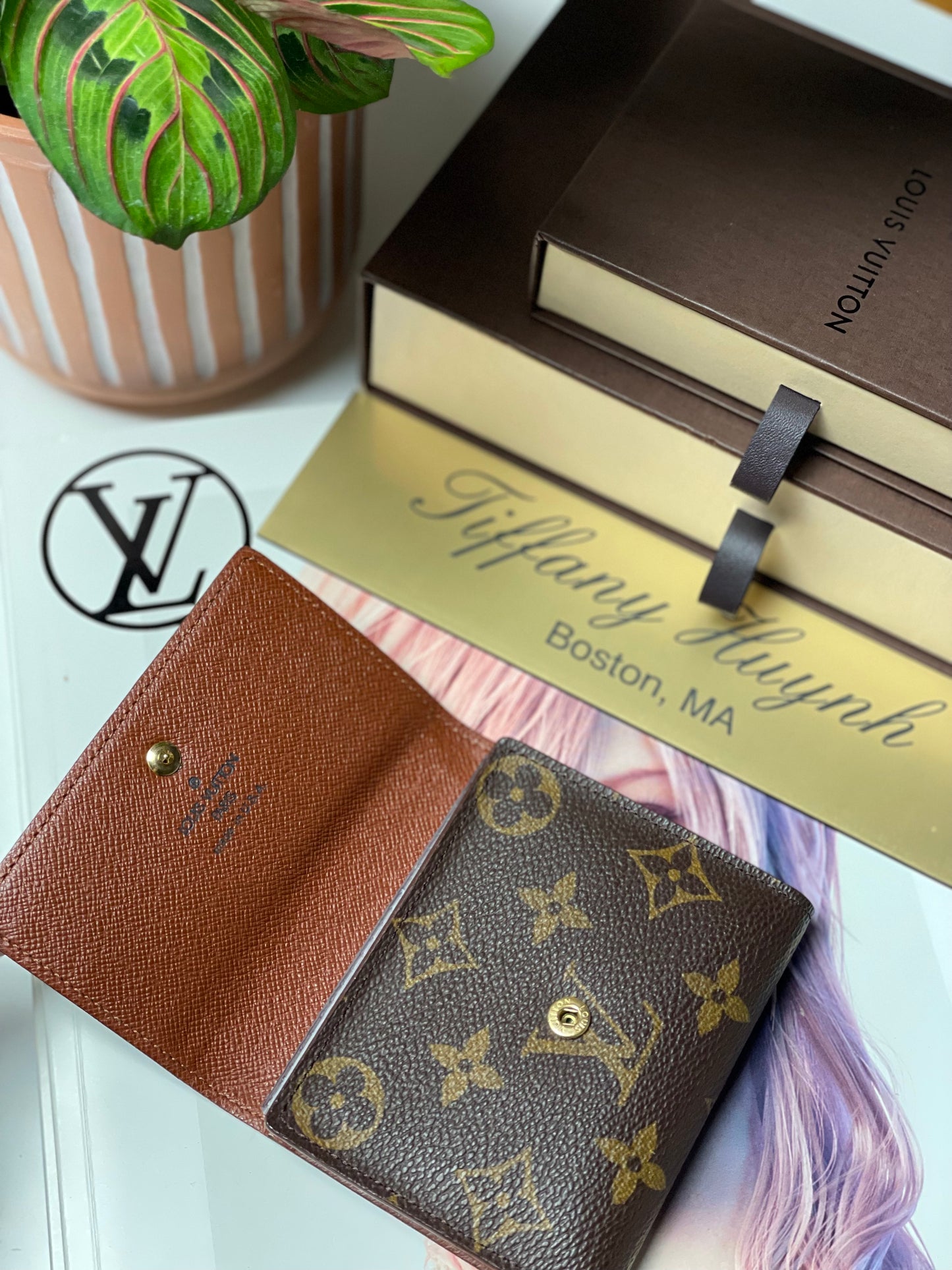 Authentic Louis Vuitton Monogram Trifold Card Holder