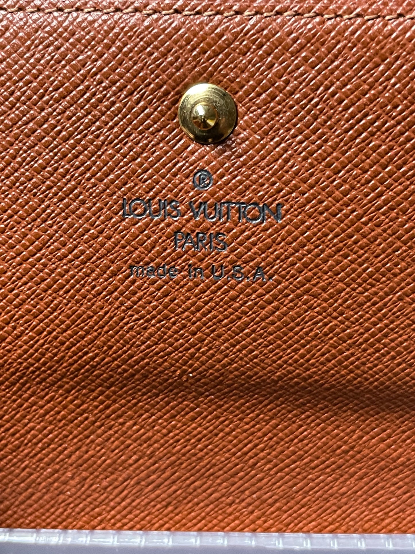 Authentic Louis Vuitton Monogram Trifold Card Holder