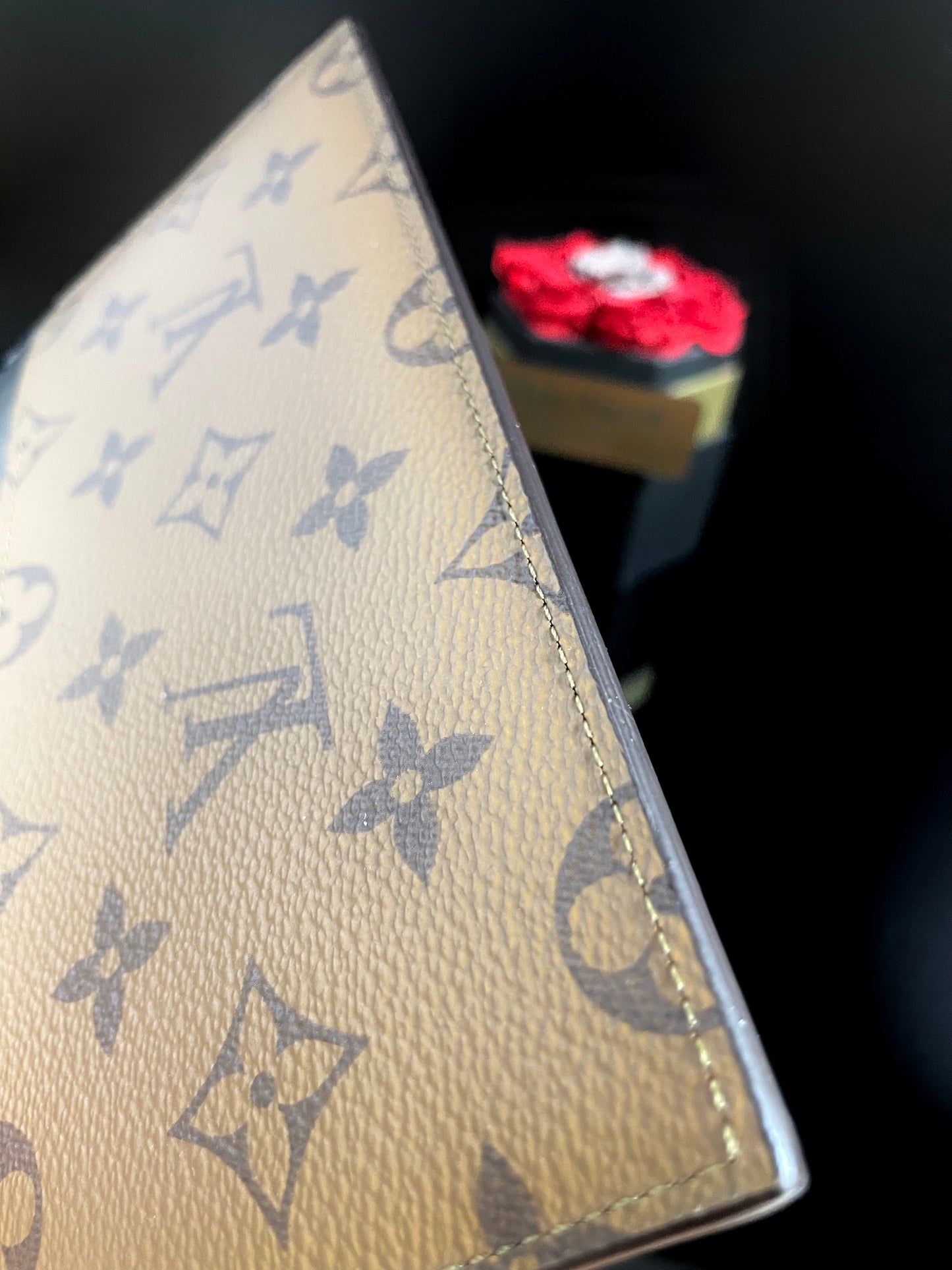 LOUIS VUITTON Reverse Monogram Slim Purse