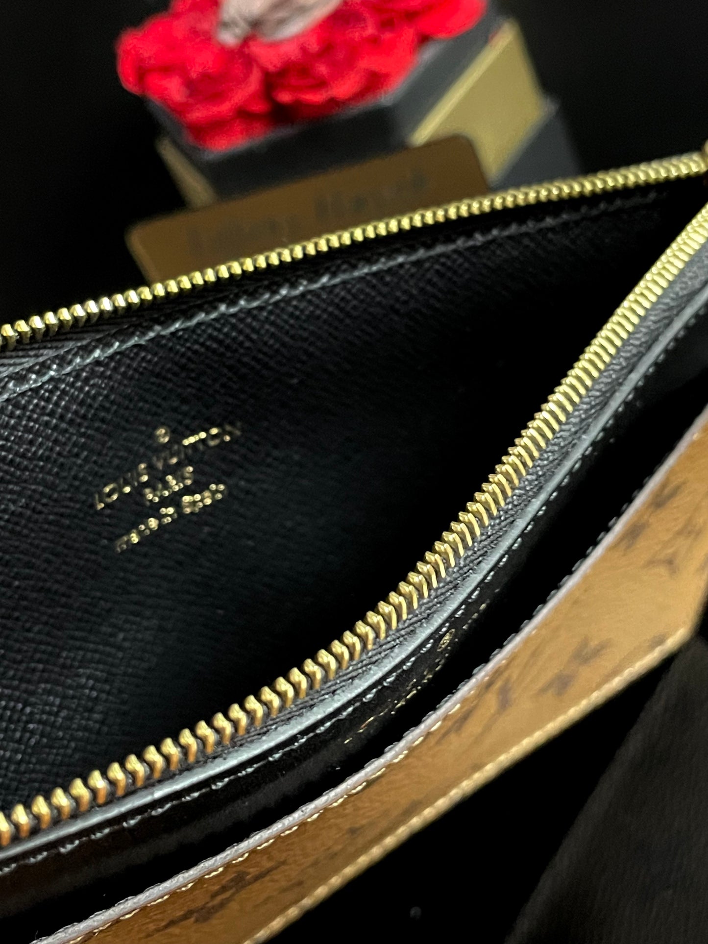 LOUIS VUITTON Reverse Monogram Slim Purse