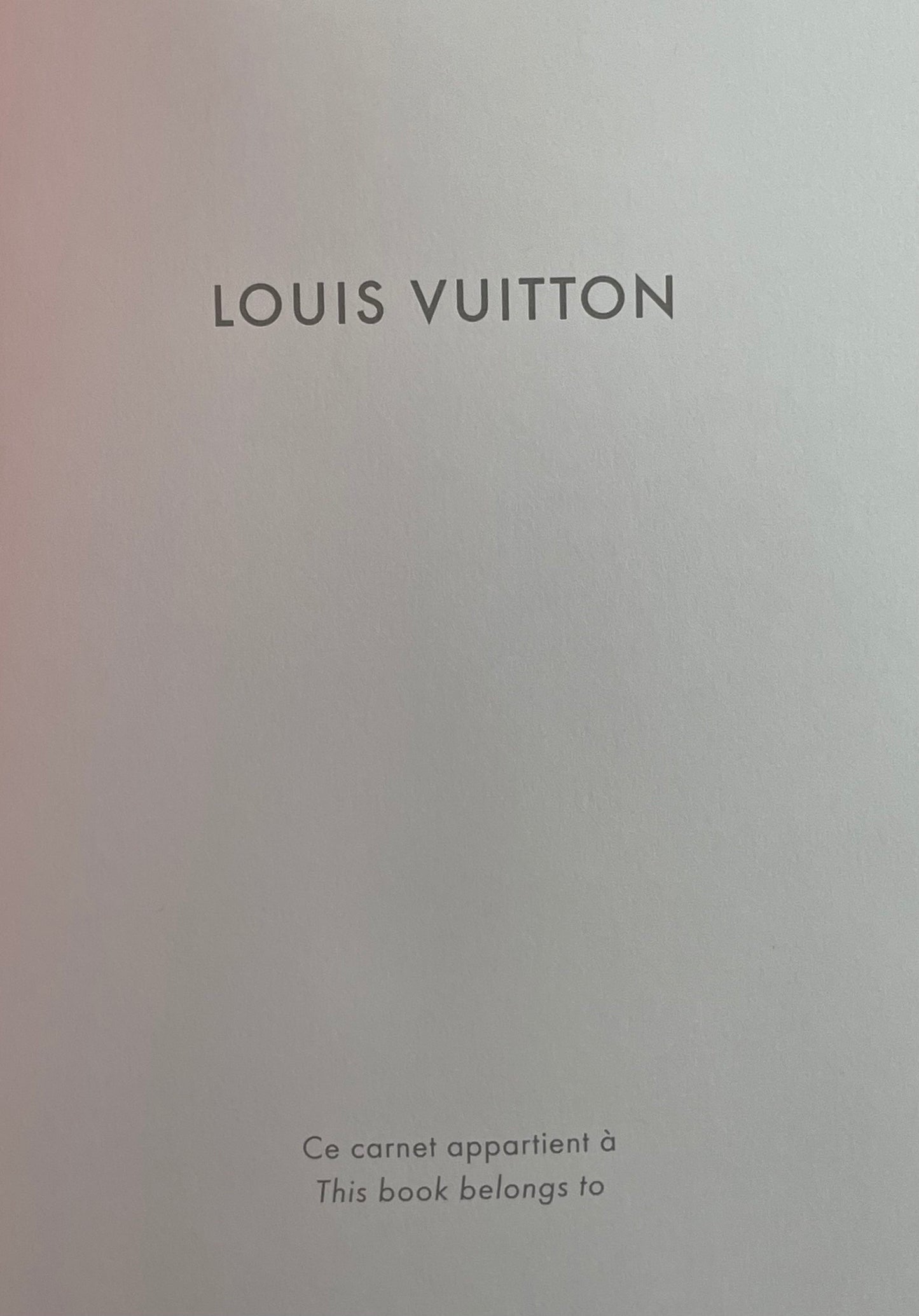 Authentic Louis Vuitton Red Leather Trunks Travel Journal Notebook
