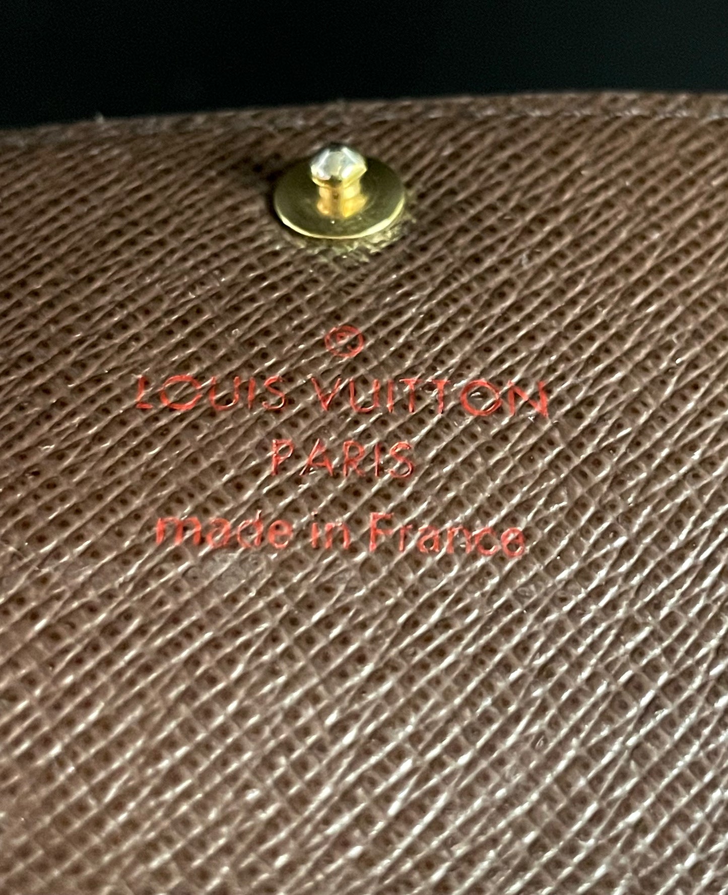 Authentic Louis Vuitton Damier Ebene 6 Key Holder