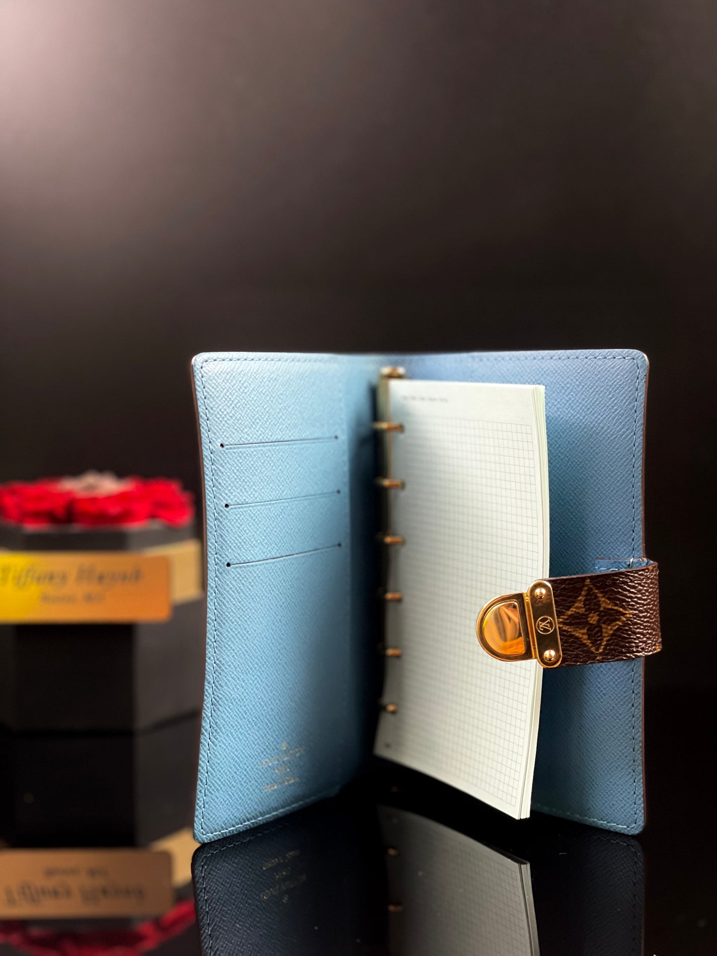 Authentic Monogram Koala Agenda PM in Blue
