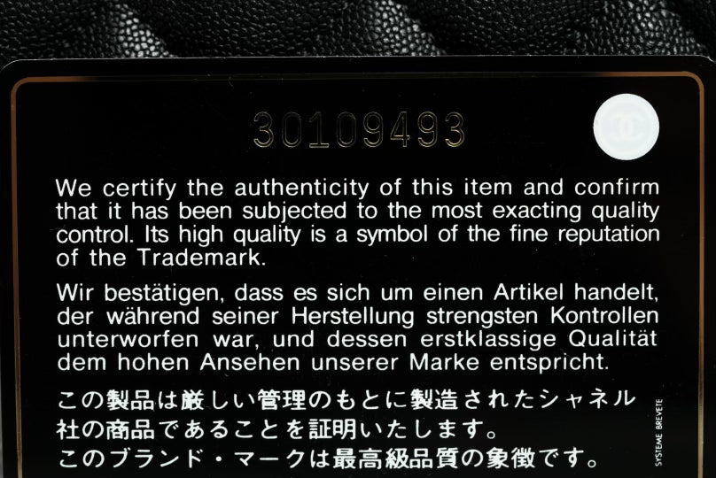 Authentic 20A Chanel Boy Small O Case w/ LGHW