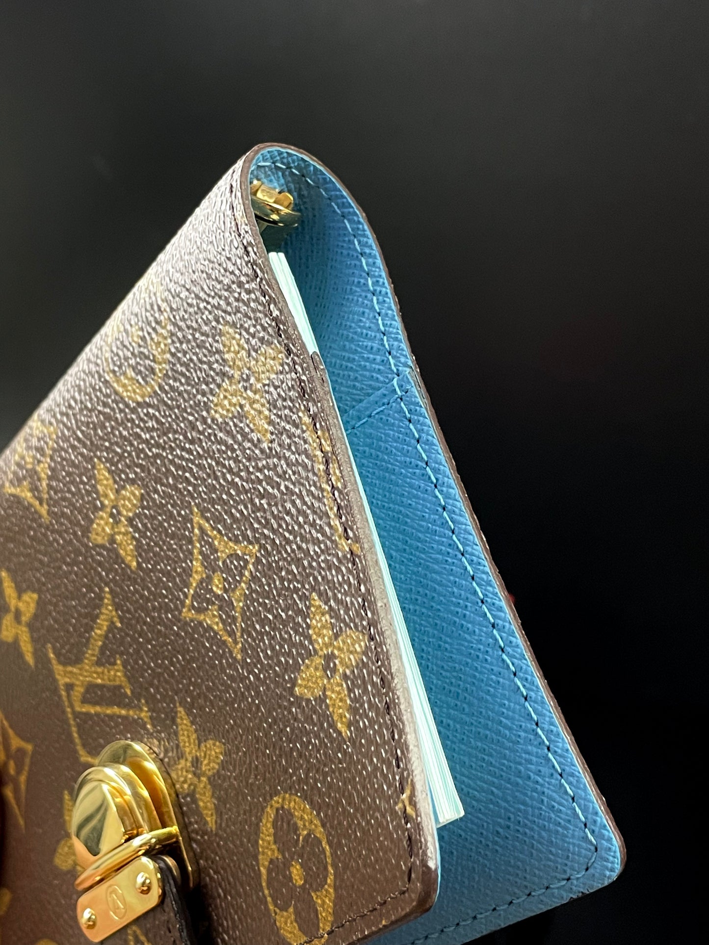 Authentic Monogram Koala Agenda PM in Blue