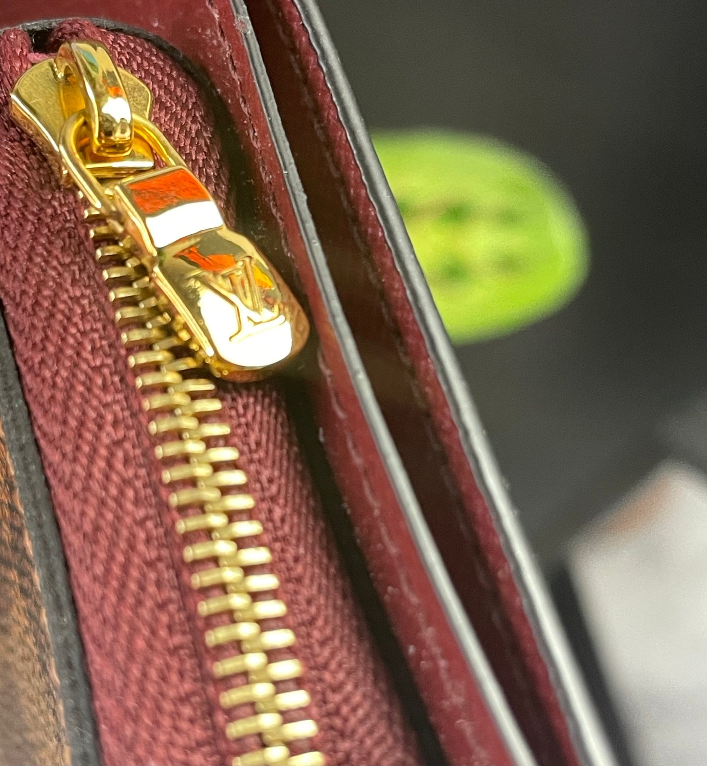 Authentic Louis Vuitton Damier Ebene Juliette Wallet