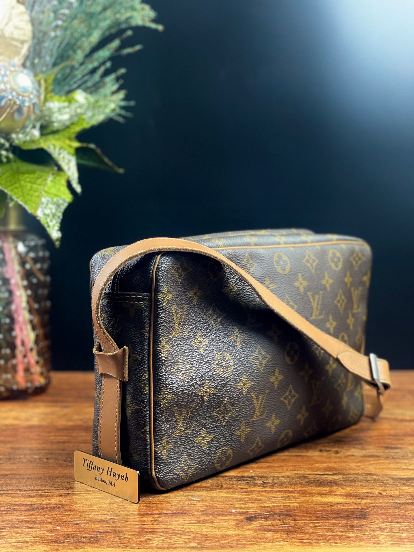 Authentic LOUIS VUITTON Vintage French Co Sac Bandouliere 30 Shoulder