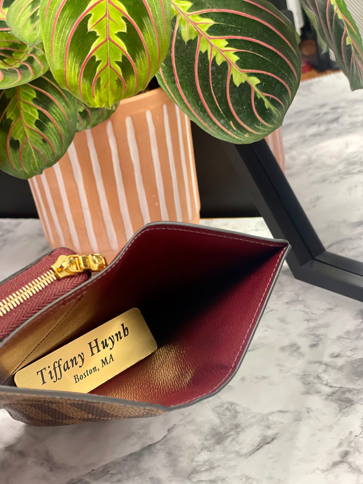Authentic Louis Vuitton Damier Ebene Juliette Wallet