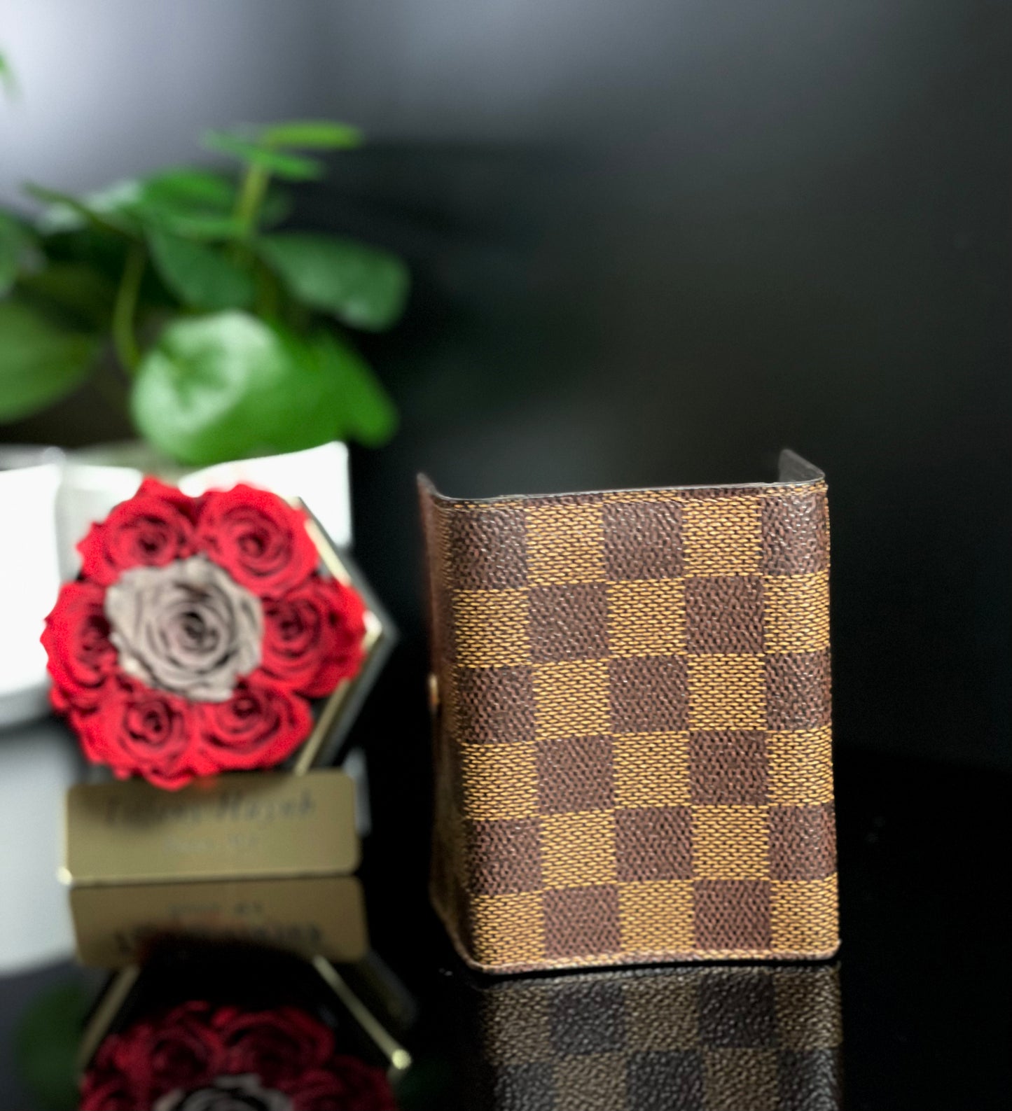 Authentic Louis Vuitton Damier Ebene 6 Key Holder