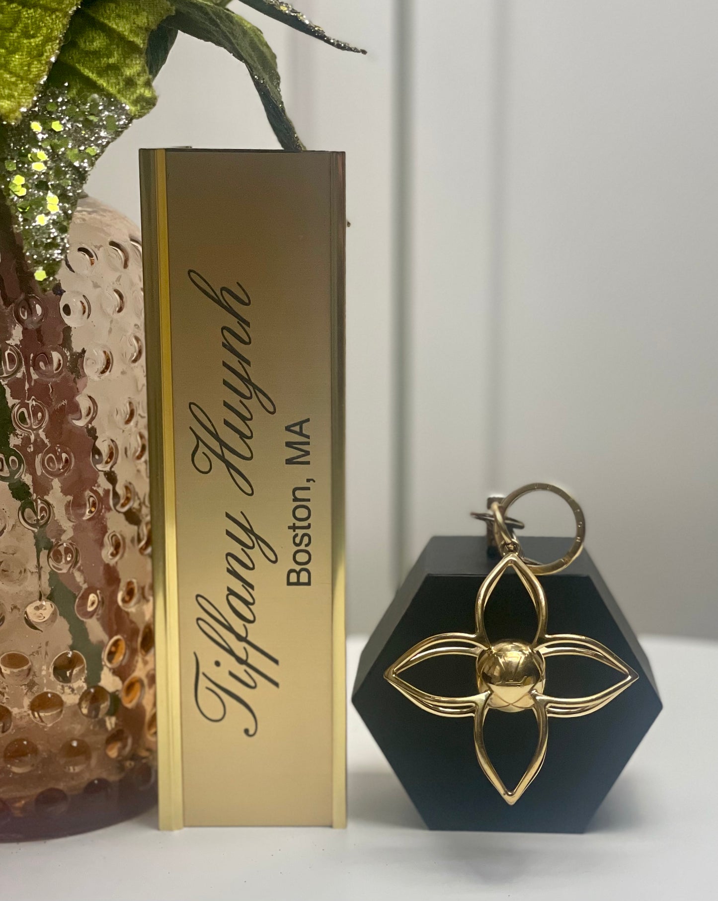 Authentic Louis Vuitton Gold Sphere Charm