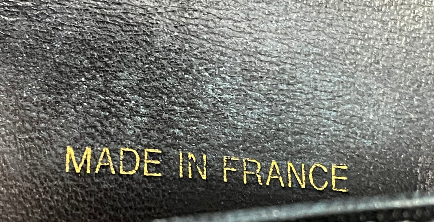 Authentic CHANEL Caviar Timeless CC French Wallet in Black