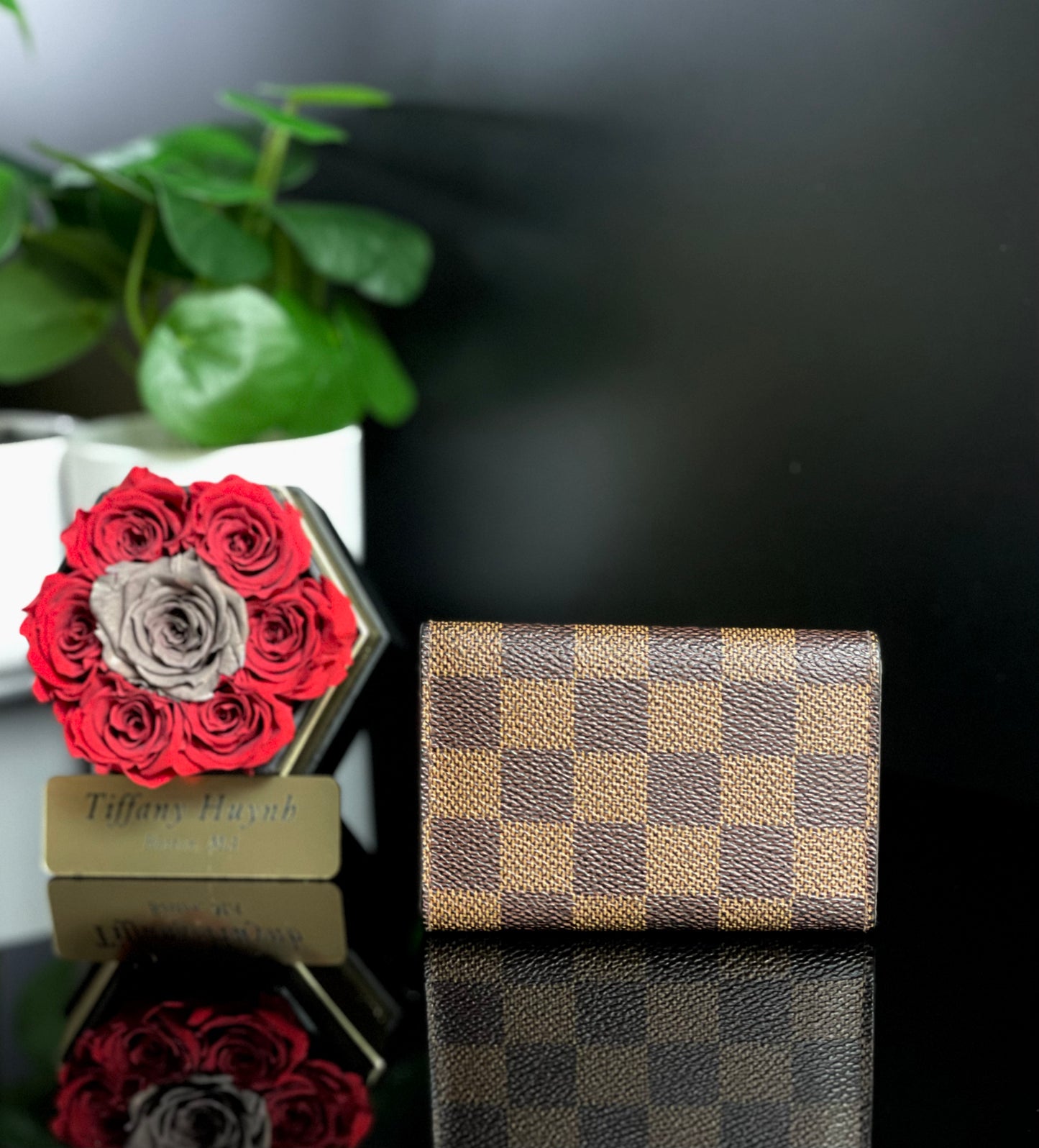Authentic Louis Vuitton Damier Ebene 6 Key Holder
