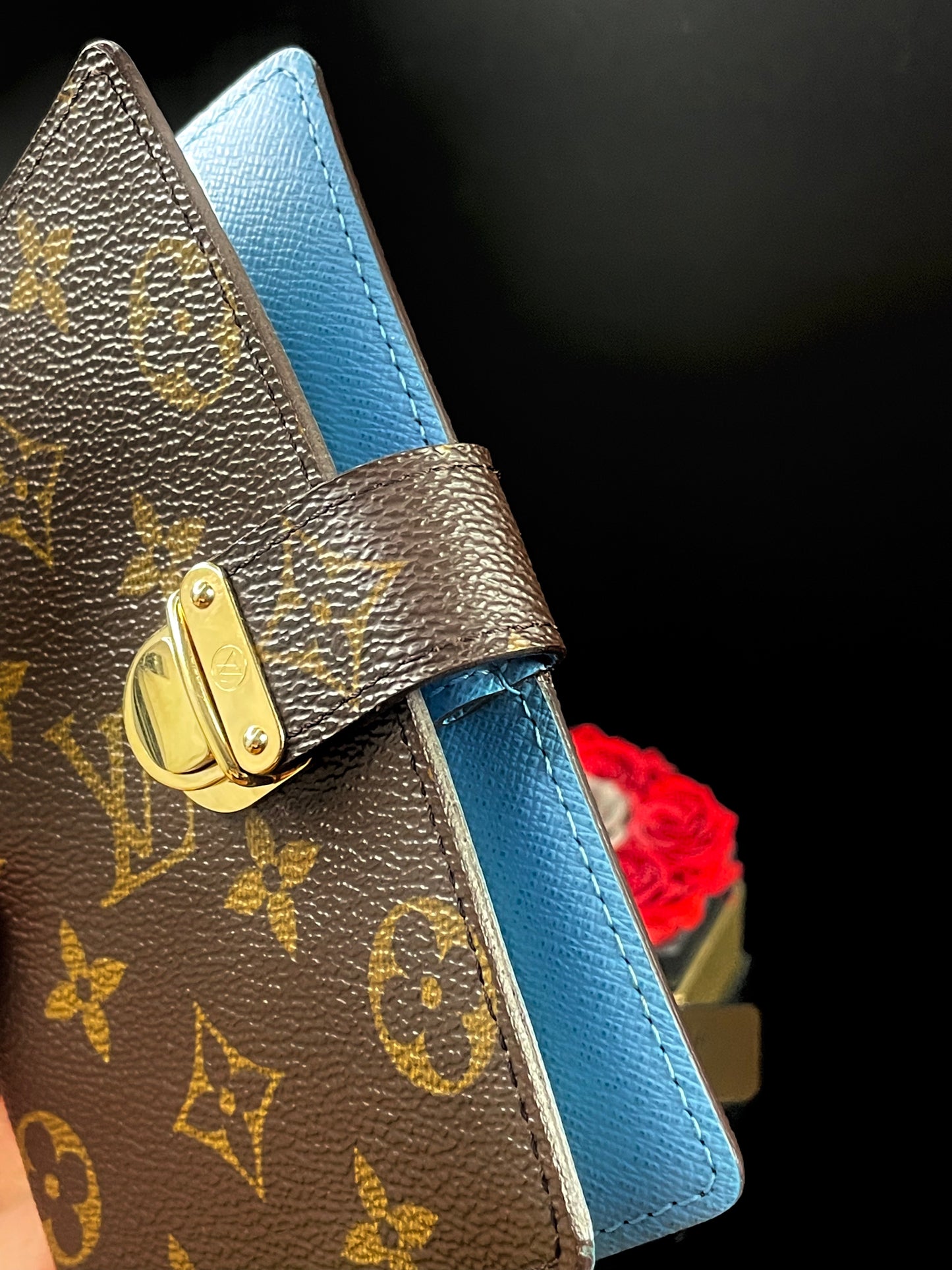 Authentic Monogram Koala Agenda PM in Blue