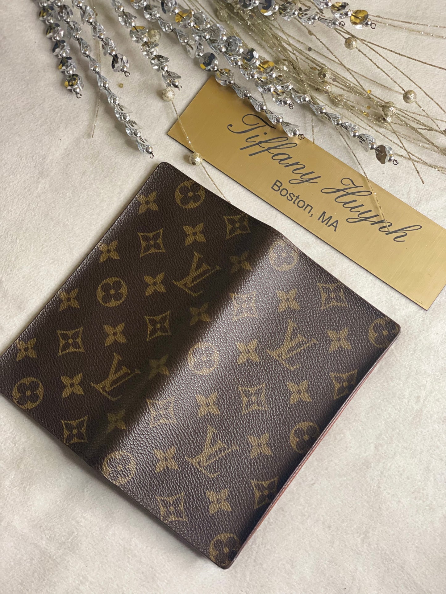 Authentic Louis Vuitton Monogram Porte-Cartes Credit Yen Checkbook Wallet