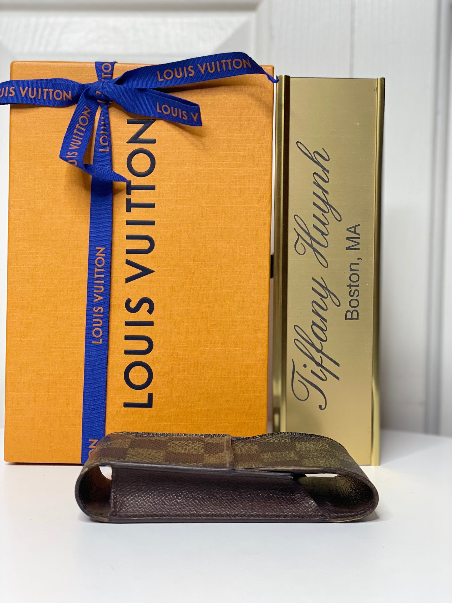 Authentic Louis Vuitton Damier Ebene Etui Cigarette Case