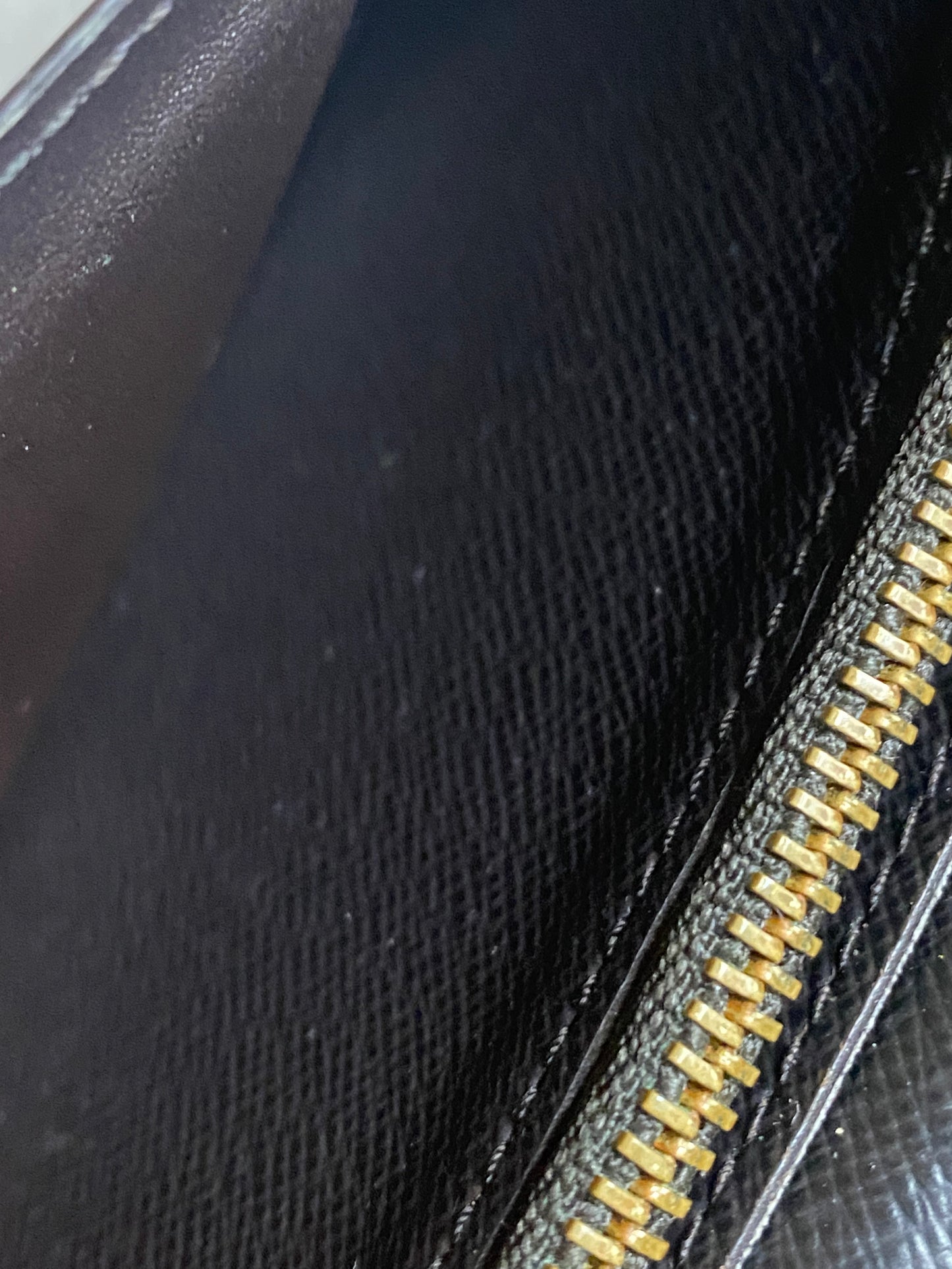 Authentic Louis Vuitton Damier Ebene Brazza Wallet