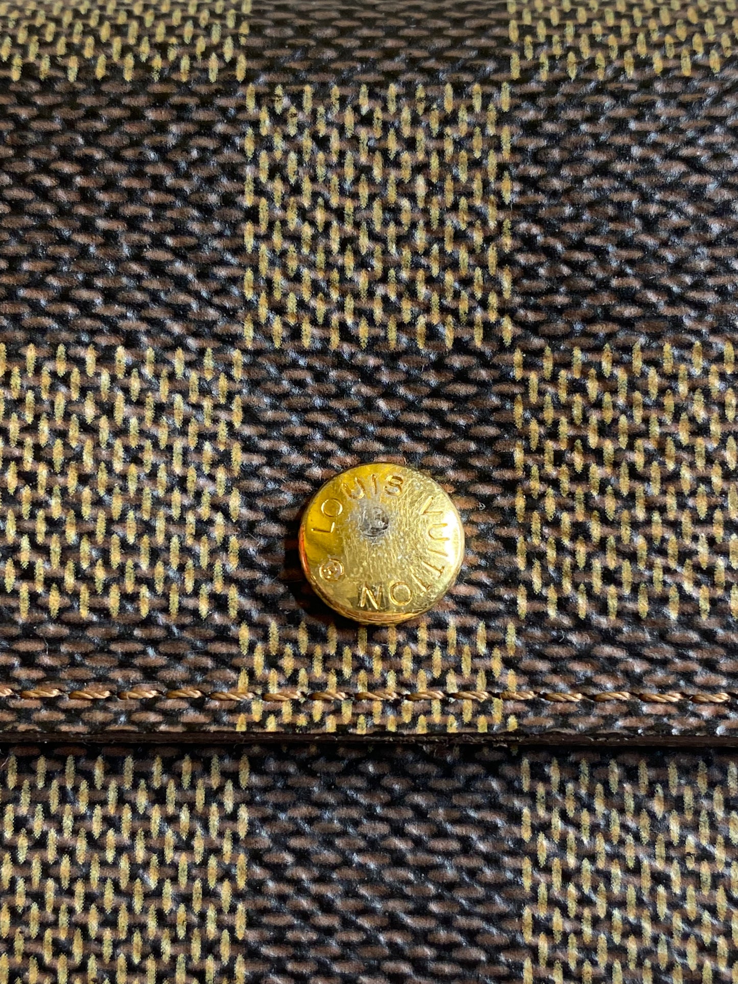 Authentic Louis Vuitton Damier Ebene Coin Purse/Porte Monnaie