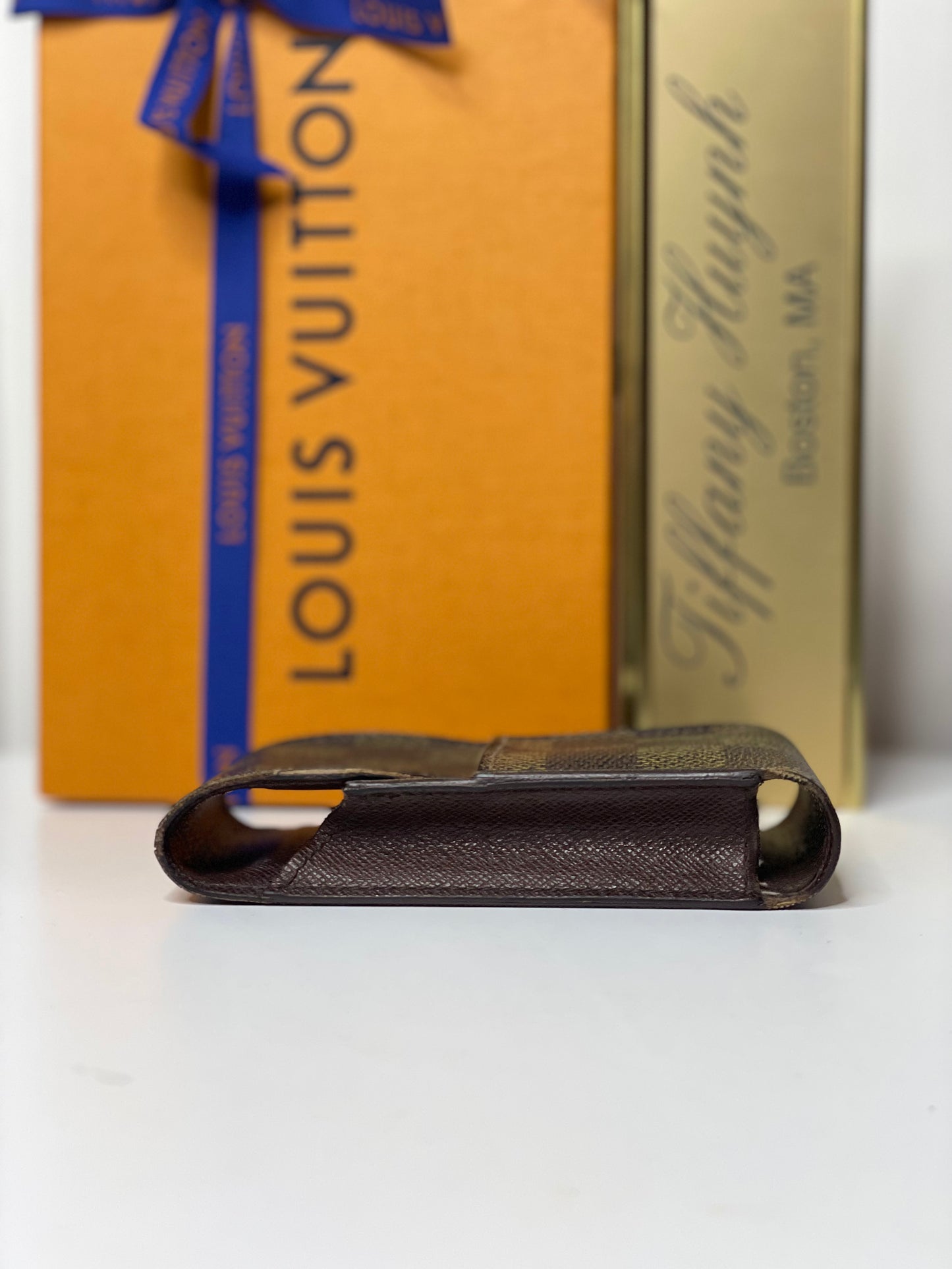 Authentic Louis Vuitton Damier Ebene Etui Cigarette Case