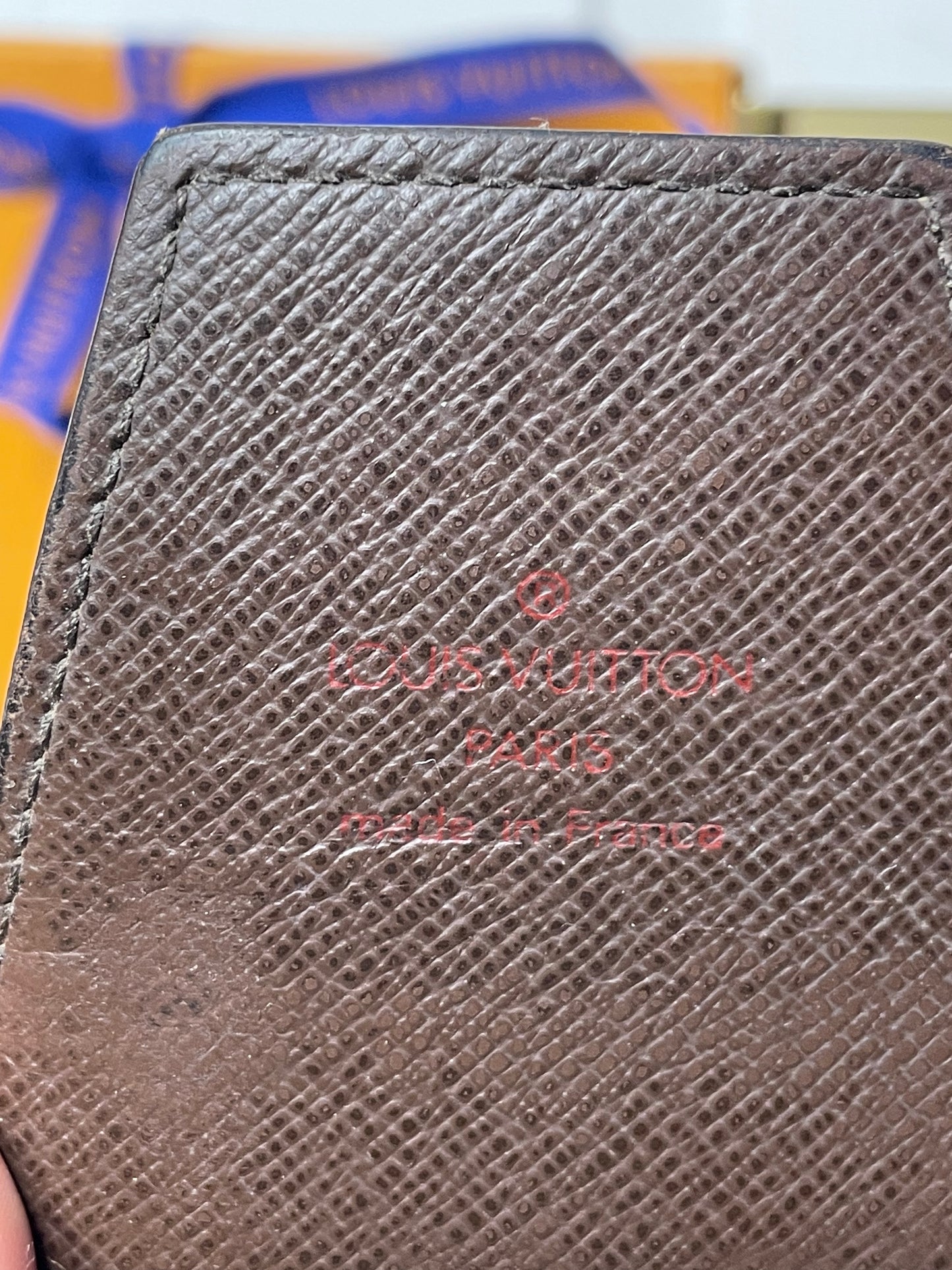 Authentic Louis Vuitton Damier Ebene Etui Cigarette Case