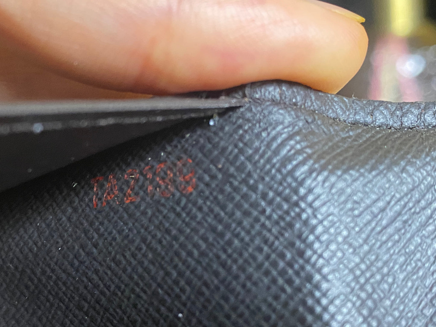 Authentic Louis Vuitton Damier Ebene Brazza Wallet