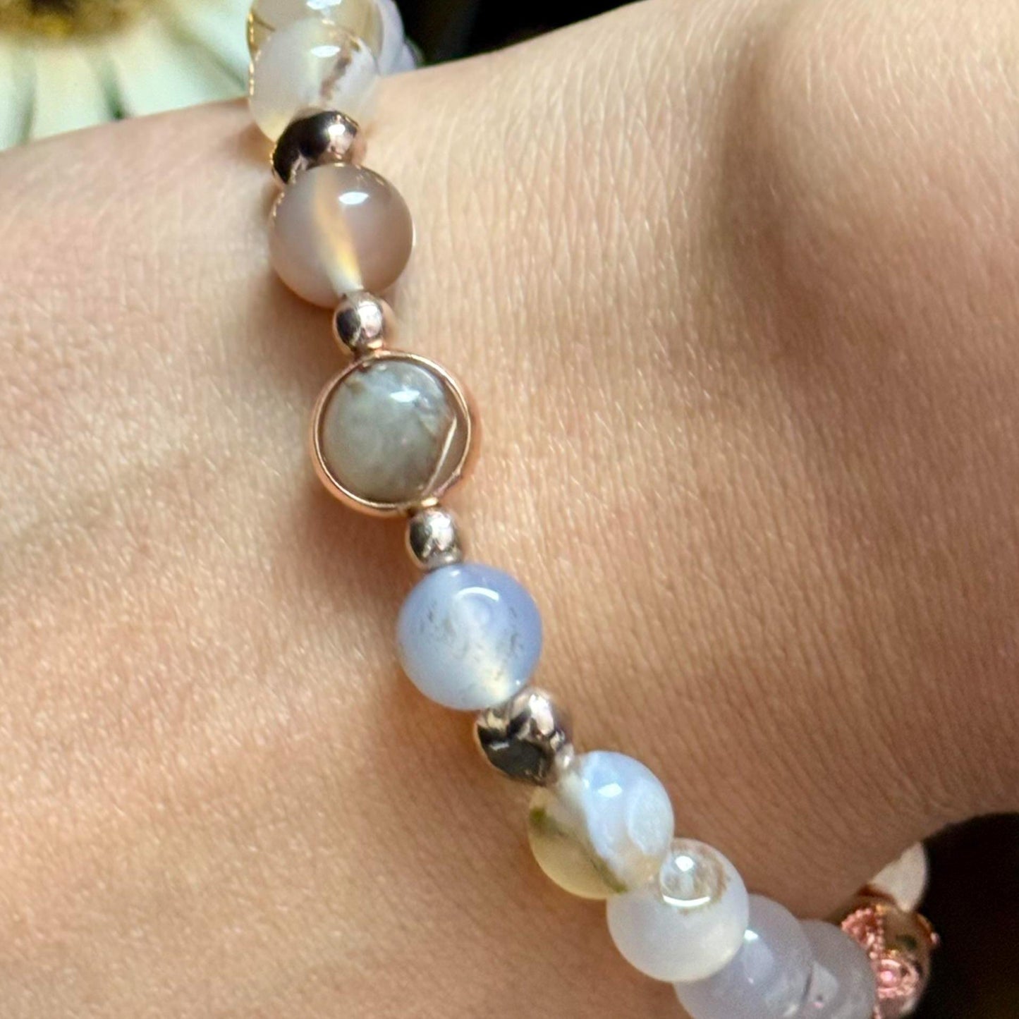 Flower Quartz Bracelet