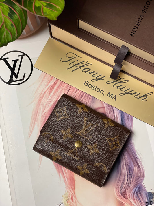Authentic Louis Vuitton Monogram Trifold Card Holder