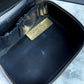 Authentic CHANEL Vanity Cosmetic Case crafted of Black Patent Leather
