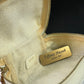 Authentic Vintage Gucci Bamboo Vanity bag in patent white leather
