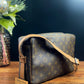 Authentic LOUIS VUITTON Vintage French Co Sac Bandouliere 30 Shoulder