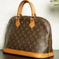 Authentic Louis Vuitton Monogram Alma PM