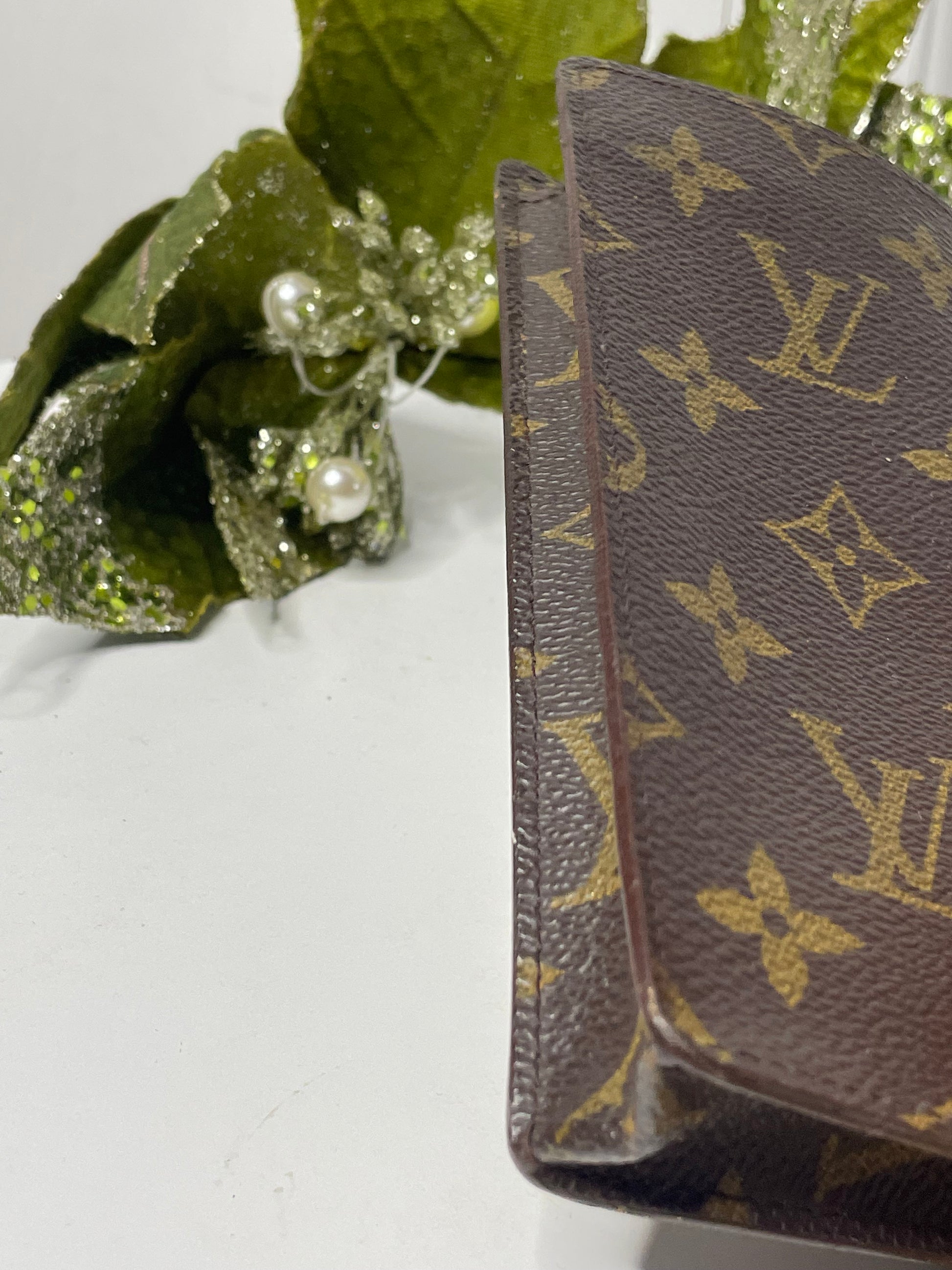 Louis Vuitton Monogram Canvas and Leather Glasses Case Bag